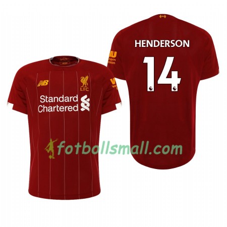 Liverpool Fotbollströjor Jordan Henderson 14 Hemma tröja 2019/20 Kortärmad